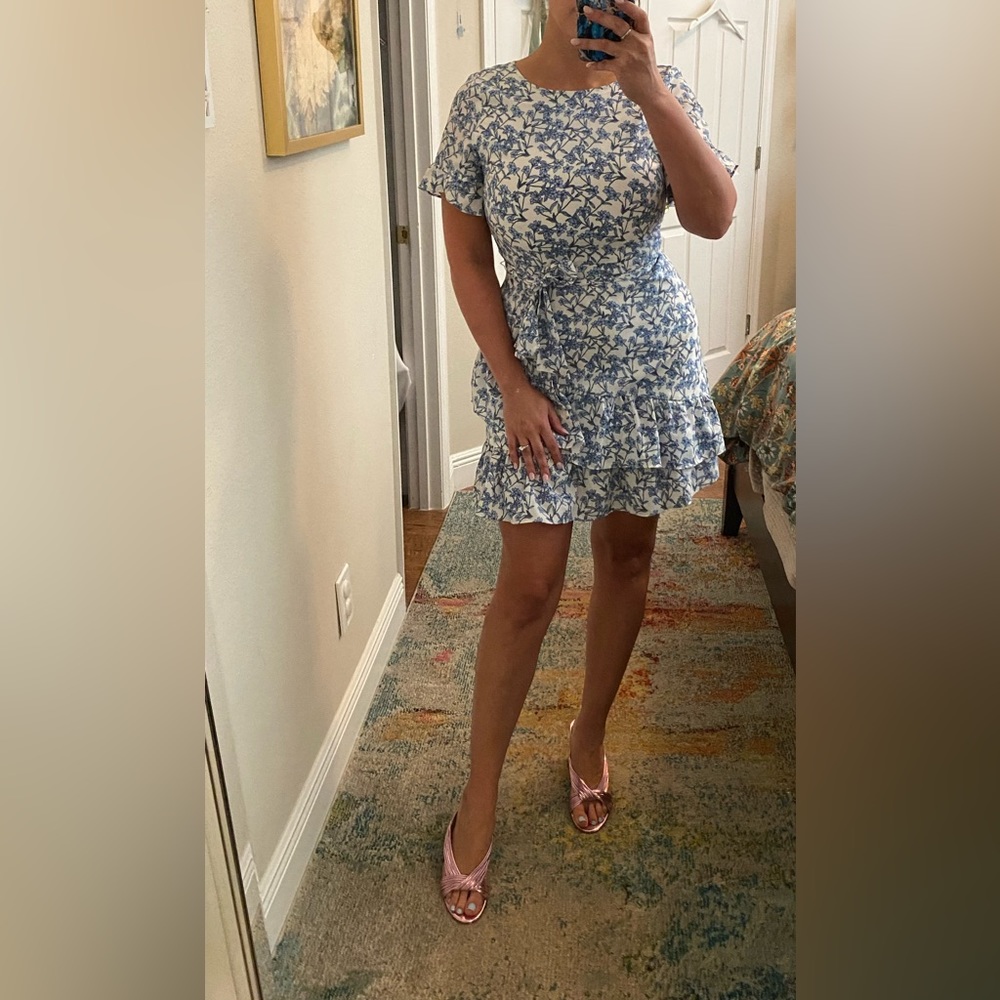 Banana Republic Ruffle Floral Dress